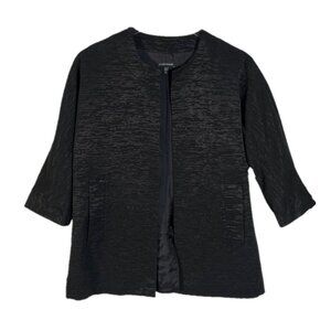 Eileen Fisher Cotton Nylon Ottoman Jacket Size XS